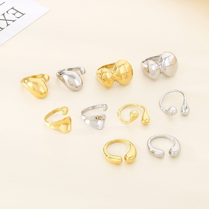 Geometric Open Ring - view 1