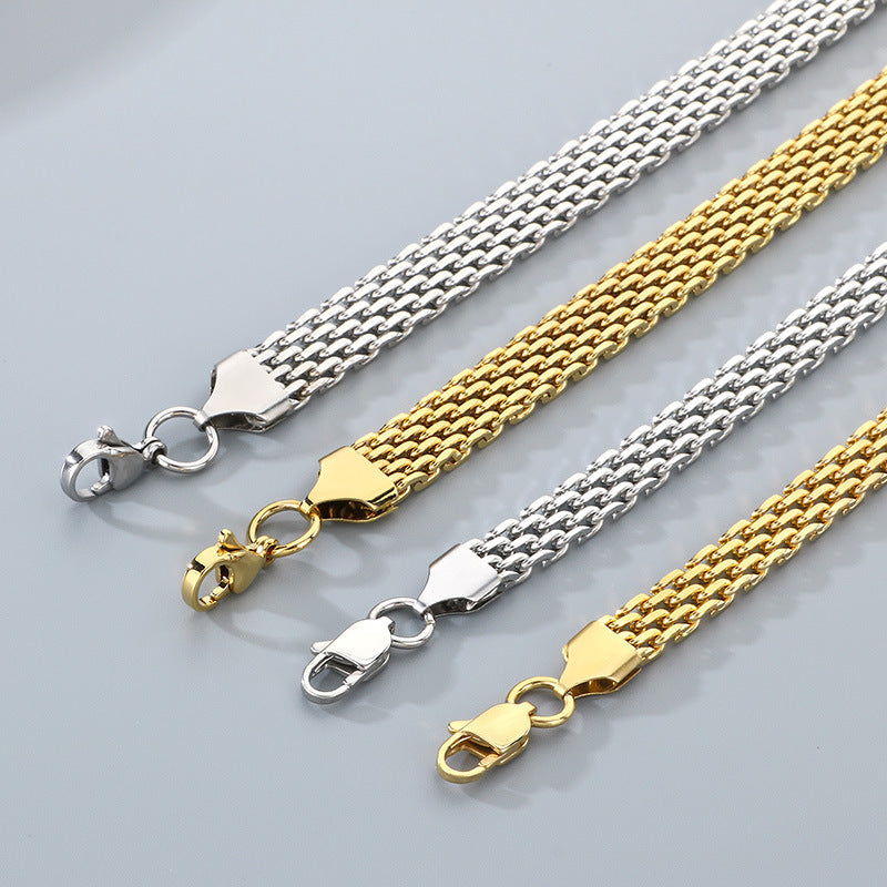 Woven chain Bracelet With Clasp - view 1