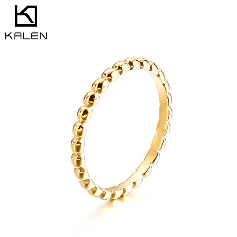 KALEN Mini Geometric Metal Simple Design Classical New Product Stainless steel Jewelry Gift For Female.