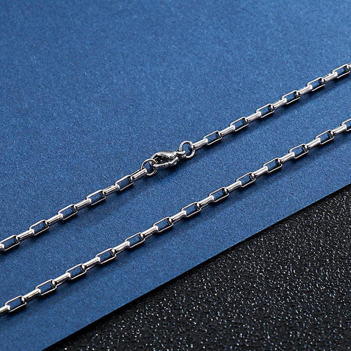 1.5/2/2.5/3/5mm Square Box Link Chain Necklace For Women - kalen