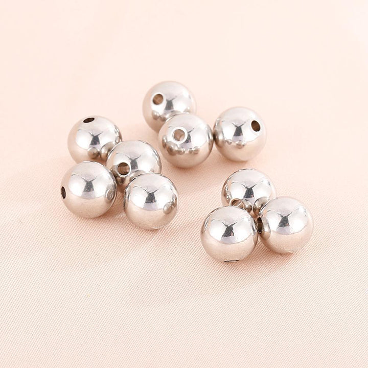 10pcs/lot 3/5/10/12mm Sets Round Stainless Steel Rivets Punk Rivets Studs Spikes Decor Fit For Belts Bags Shoes Garments DIY.