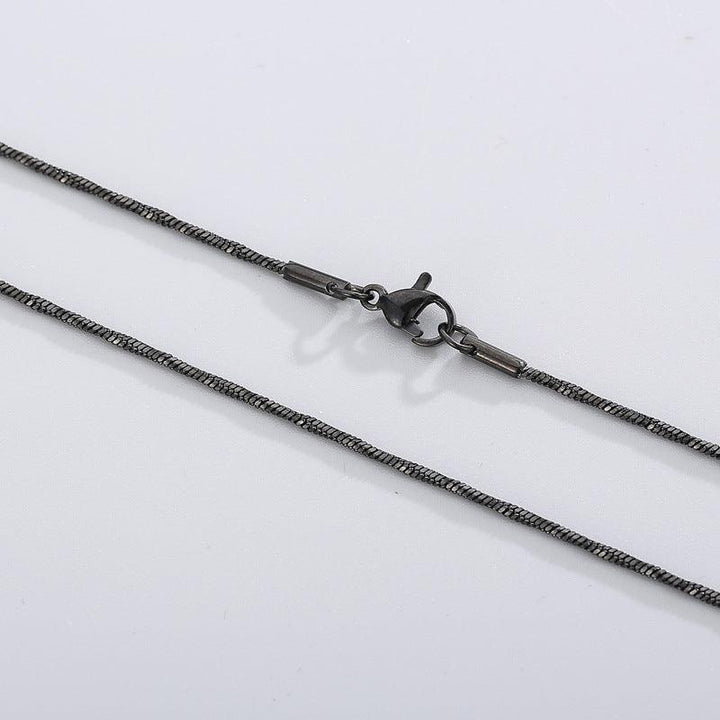 1/1.2/1.5 Twist Square Snake Chain Necklace - kalen