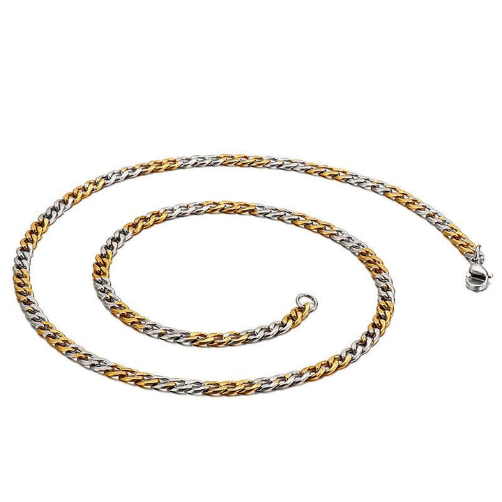 3/4/5/6/8/10/11mm Gold Plated Miami Cuban Link Chain Necklace With Lobster Clap - kalen