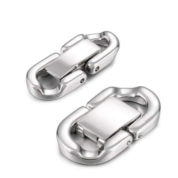 1pcs 1pcs Stainless Steel Clasps for Chain Connect Bracelet and Necklace Buckle Jewelry Making Accessories.