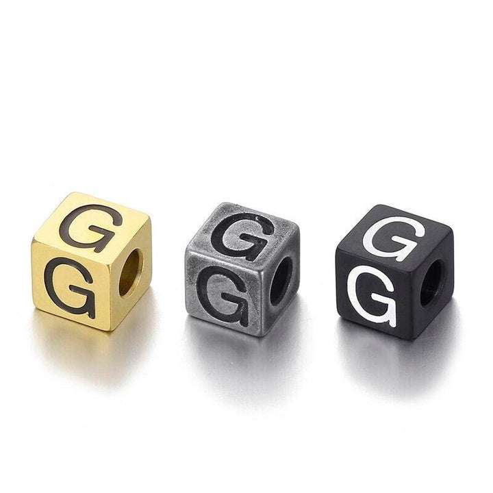 1pcs/lot Letters Charm Stainless Steel A-Z Letter Gold Charms Alphabet Charm Pendants for Bracelet Necklace Crafts Making.