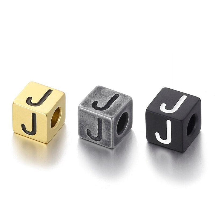 1pcs/lot Letters Charm Stainless Steel A-Z Letter Gold Charms Alphabet Charm Pendants for Bracelet Necklace Crafts Making.