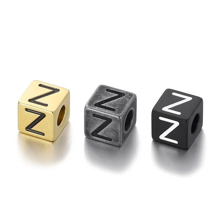 1pcs/lot Letters Charm Stainless Steel A-Z Letter Gold Charms Alphabet Charm Pendants for Bracelet Necklace Crafts Making.