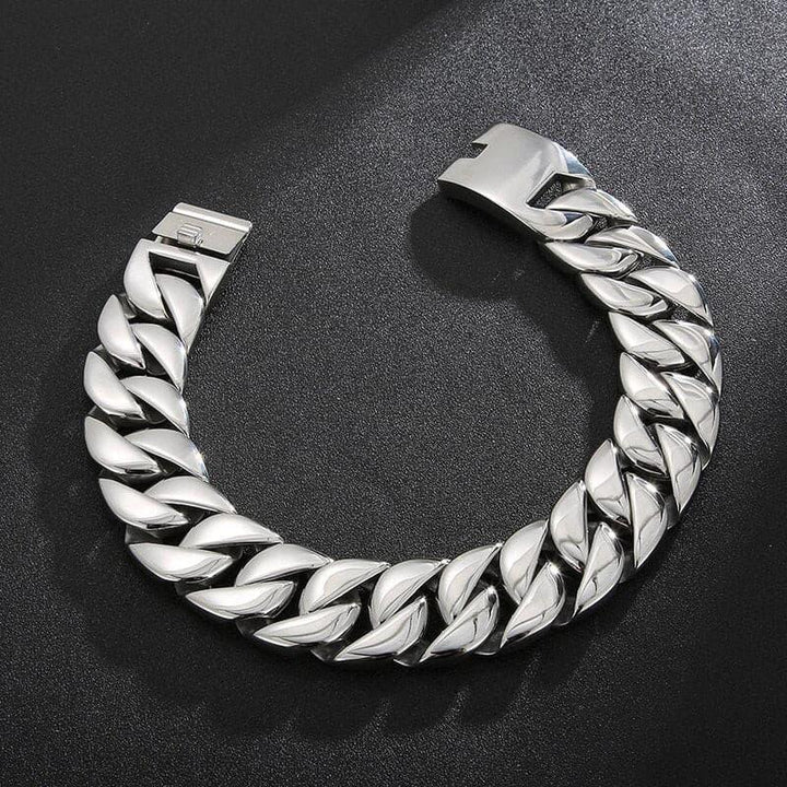 Kalen 20mm/31mm Punk Men's Women's Stainless Steel Necklace Curb Cuban Chain Necklace Choker Jewelry 40/42/72mm ;ength.