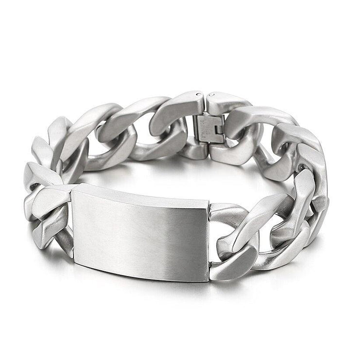 Kalen 20mm Exquisite O-chain Cuban Viking Male Stainless Steel Bracelet Heavy Jewelry.