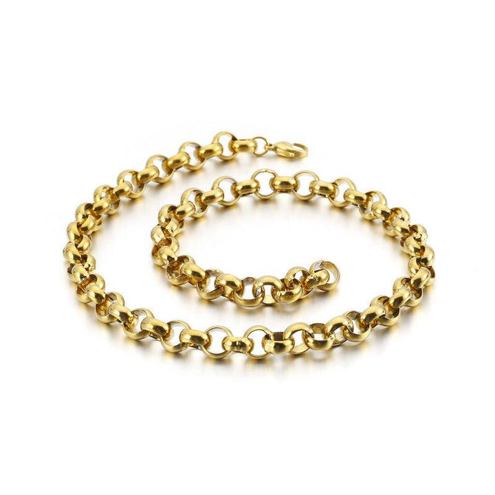 2/2.4/3/4/5/6/10/12mm Stainless Steel Faceted Cutting Rouned Box Link Chain Necklace - kalen