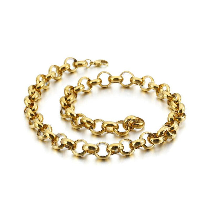 2/2.4/3/4/5/6/10/12mm Stainless Steel Faceted Cutting Rouned Box Link Chain Necklace - kalen