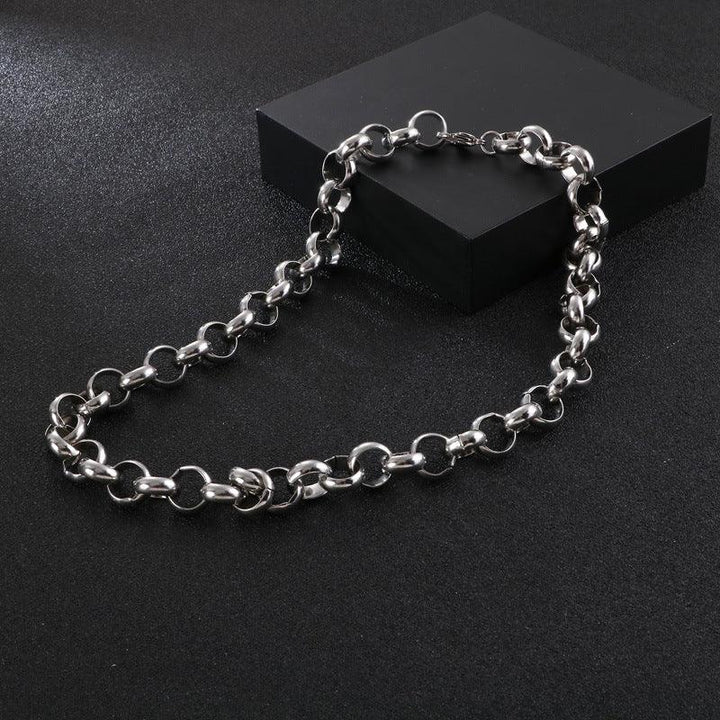 2/2.4/3/4/5/6/10/12mm Stainless Steel Faceted Cutting Rouned Box Link Chain Necklace - kalen