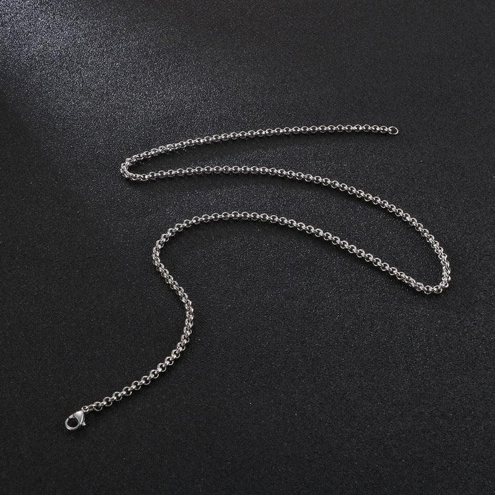 2/2.4/3/4/5/6/10/12mm Stainless Steel Faceted Cutting Rouned Box Link Chain Necklace - kalen