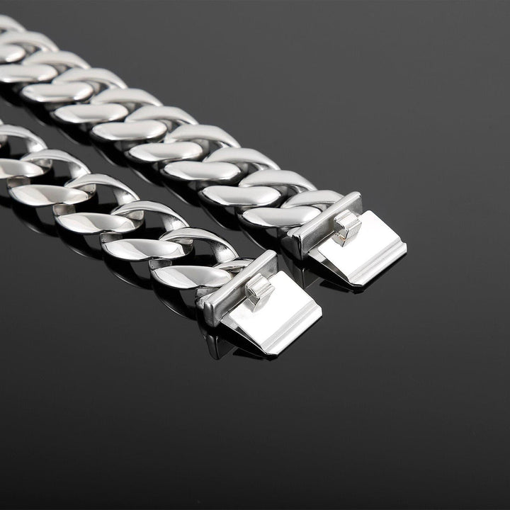 Kalen Punk 24mm Heavy Chain O-chain Men's Stainless Steel High Quality Necklace Rock Party Accessories.