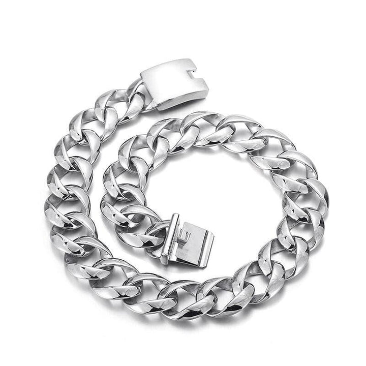 Kalen Punk 24mm Heavy Chain O-chain Men's Stainless Steel High Quality Necklace Rock Party Accessories.