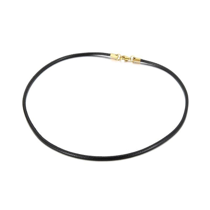 Kalen 2mm Leather Necklace Pendant Chain Accessories.