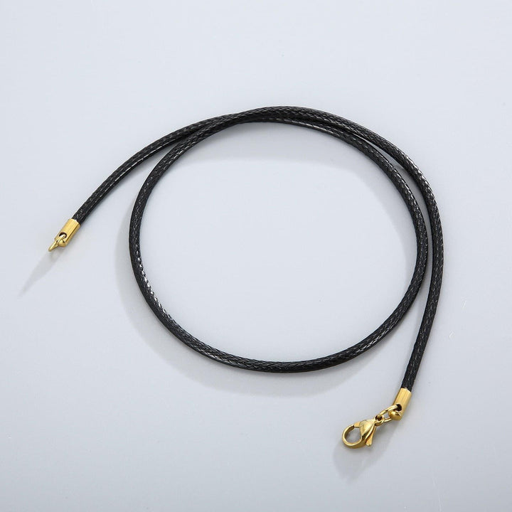 Kalen 2mm Leather Necklace Pendant Chain Accessories.