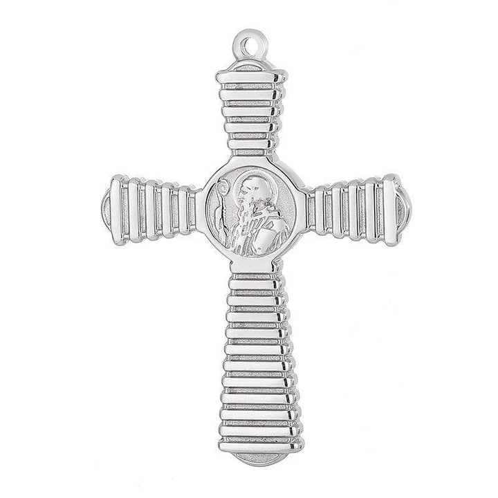 2pcs/Lot Stainless Steel 8 Styles Cross Charms Pendant Religious Jewelry Making DIY Charms Handmade Crafts.