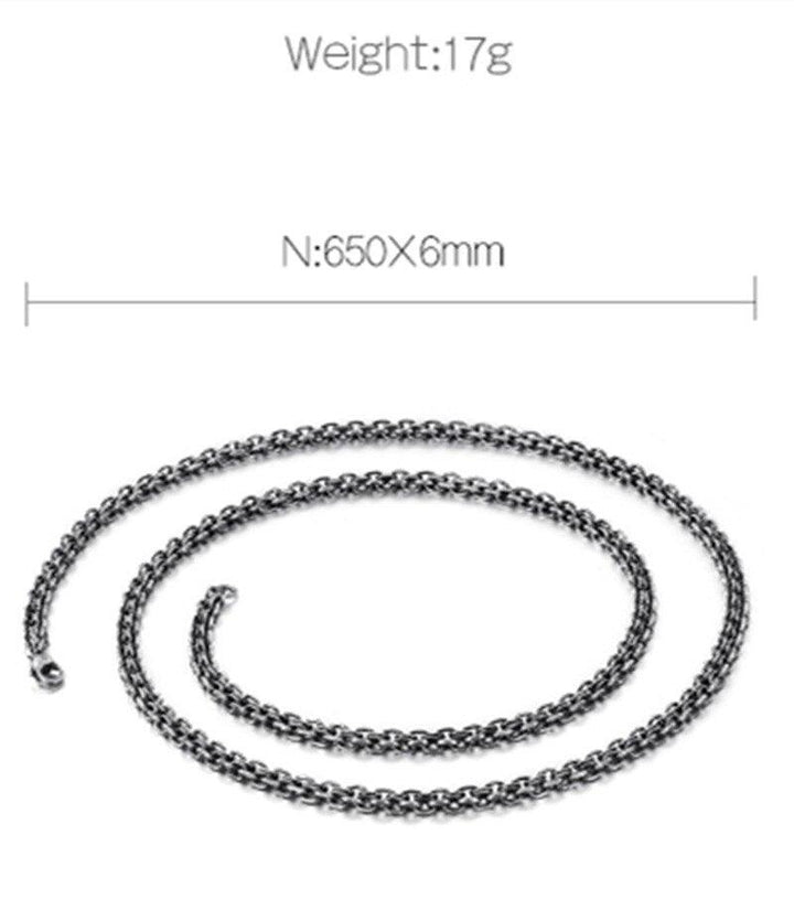 KALEN Stainless Steel 65cm Long Link Chain Necklace For Men Punk Metal Matte Chain Lingking Choker Necklace Jewelry.