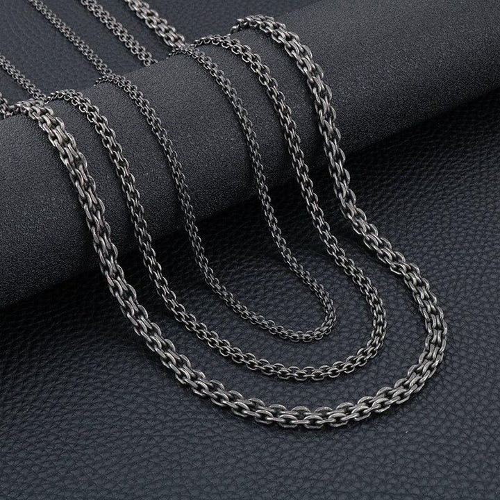 Kalen Vintage Chain Wholesale Dropshipping Men's Stainless Steel High Quality Necklace Jewelry.