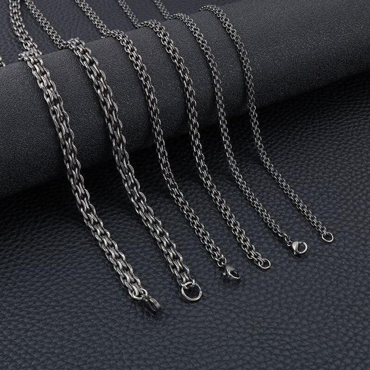 Kalen Vintage Chain Wholesale Dropshipping Men's Stainless Steel High Quality Necklace Jewelry.