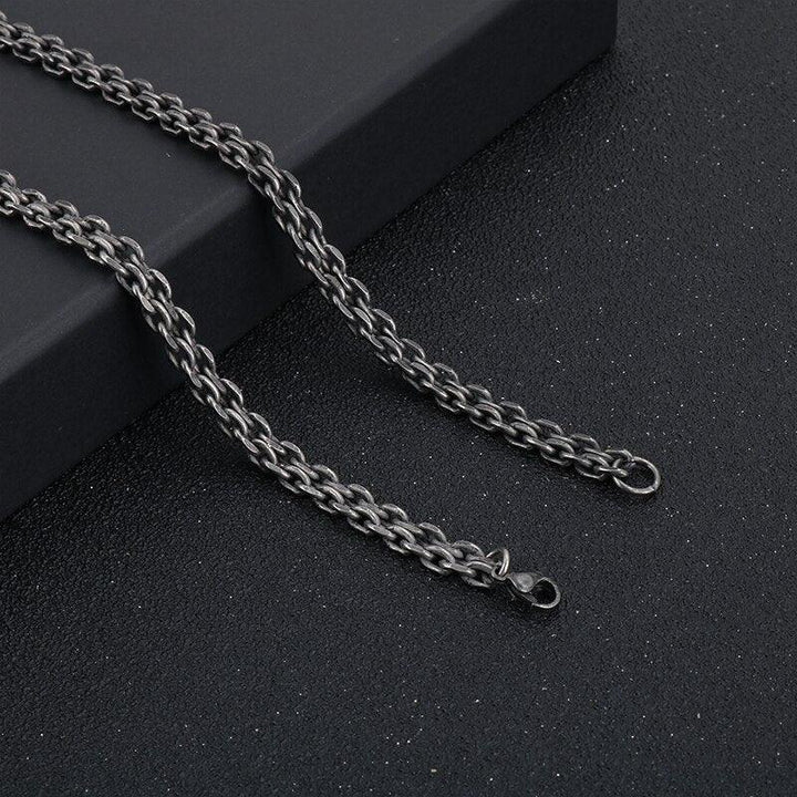 Kalen Vintage Chain Wholesale Dropshipping Men's Stainless Steel High Quality Necklace Jewelry.