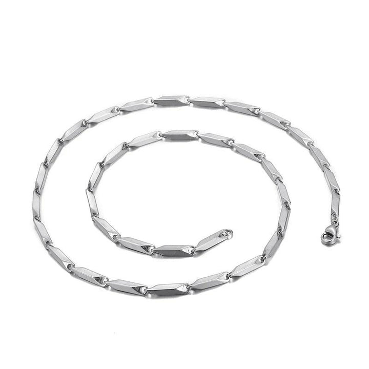 3mm Stainless Steel Chain Necklace Women - kalen