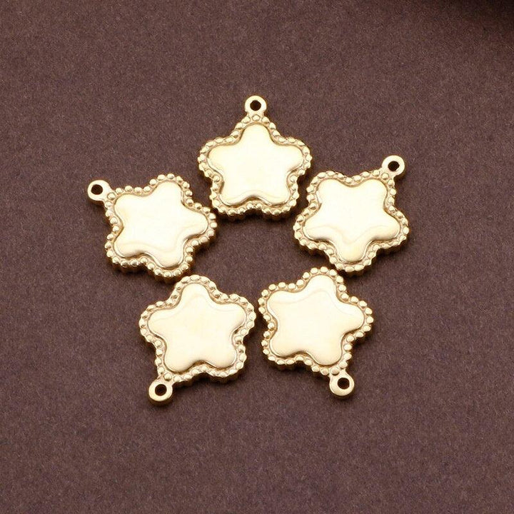 3pcs/Lot Sun Star Love Charm Connectors DIY Earring Necklace Jewelry Making Creative Cute DIY Connectors.