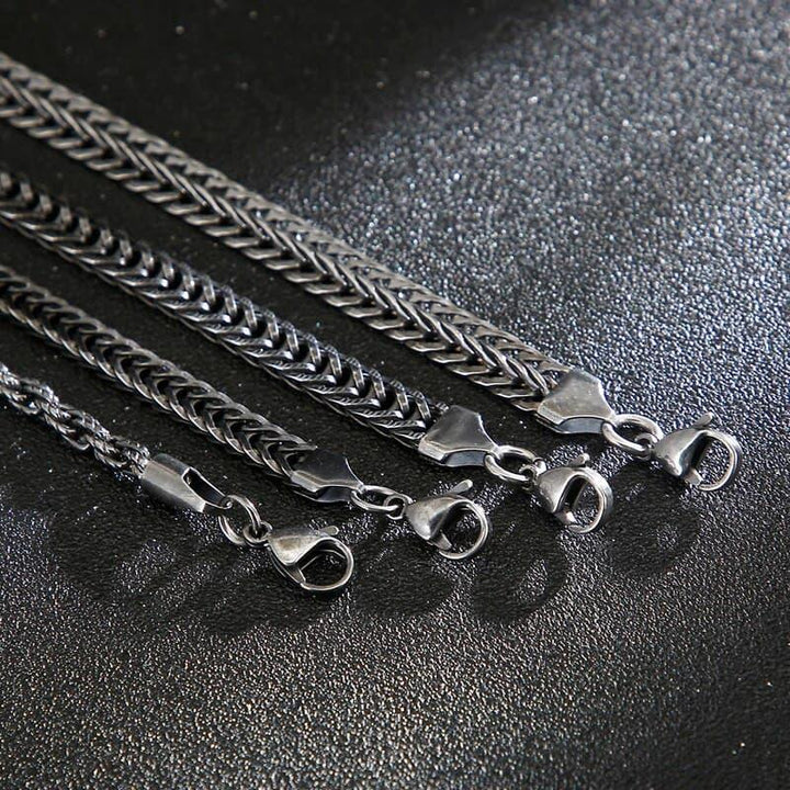 KALEN Stainless Steel Matte Link Chain Necklace For Men 8mm Twisted Link Chain Choker Jewellry New Arrivals 2020.