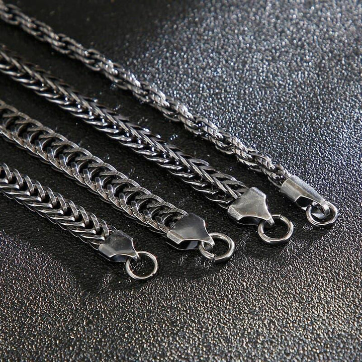 KALEN Stainless Steel Matte Link Chain Necklace For Men 8mm Twisted Link Chain Choker Jewellry New Arrivals 2020.