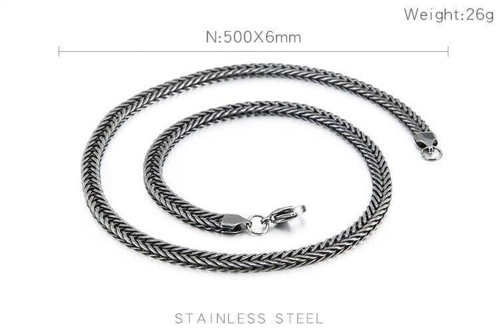 KALEN Stainless Steel Matte Link Chain Necklace For Men 8mm Twisted Link Chain Choker Jewellry New Arrivals 2020.