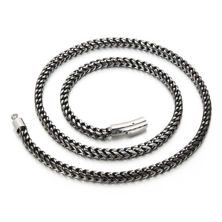 4mm Stainless Steel Whip Chain Necklace - kalen