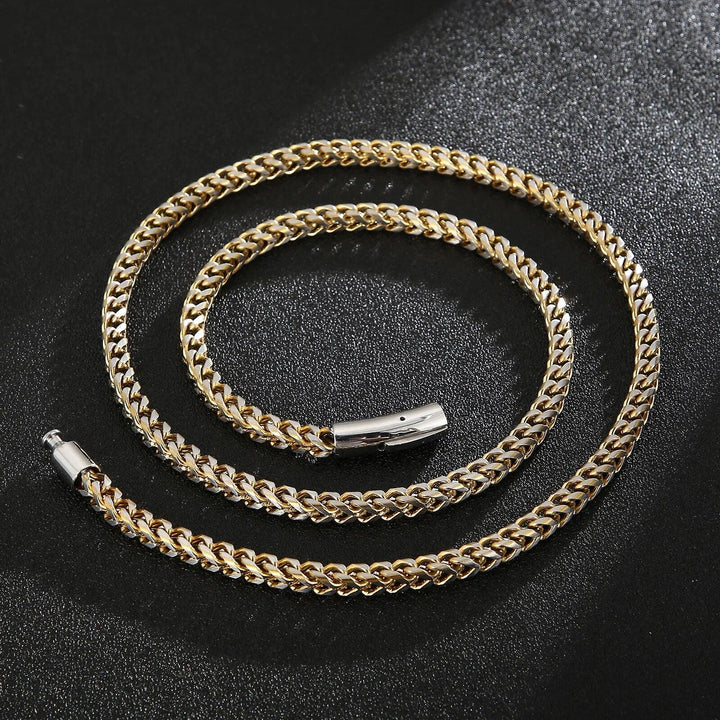 4mm Stainless Steel Whip Chain Necklace - kalen