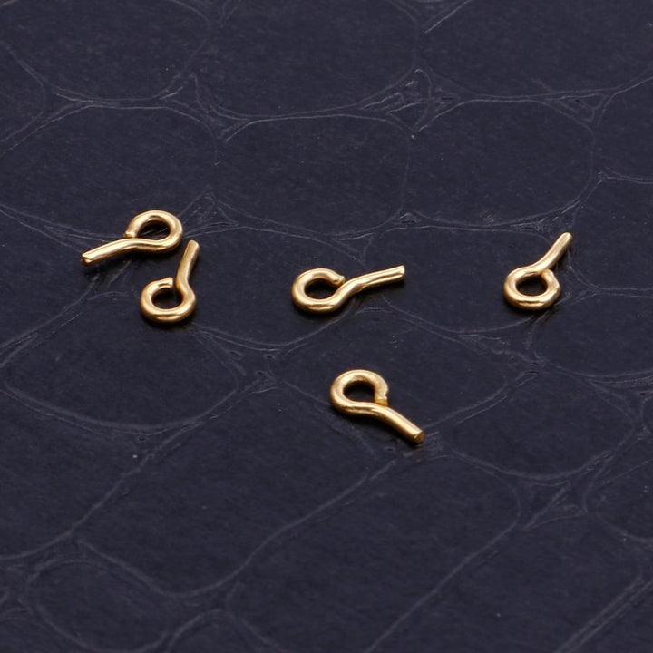 50pcs/lot Stainless Steel S Gold Earring Settings For DIY Jewelry Finding.