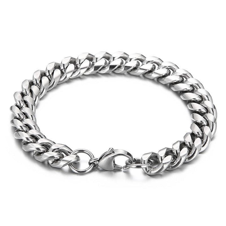 5/6/7/8/9.5/10mm Polished Miami Curb Cuban Link Chain Bracelet With Lobster Clap - kalen