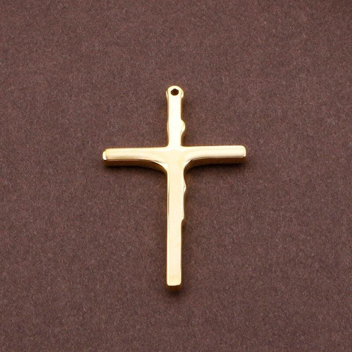 5Pcs Metal Religion Jesus Cruz Connectors DIY Jewelry Findings.
