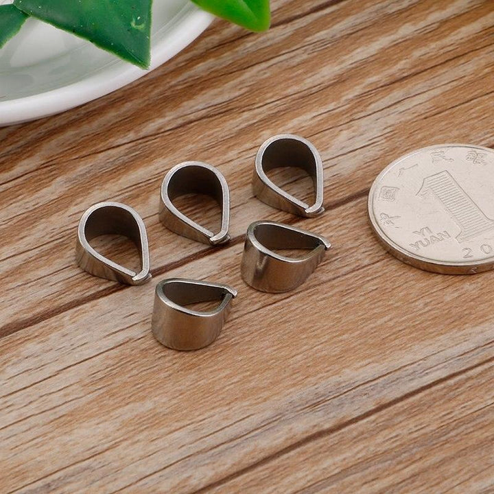 5pcs/lot Pendant Clips &amp; Pendant Clasps For DIY Jewelry Making S Gold 10*13mm Jewelry Findings Accessories.