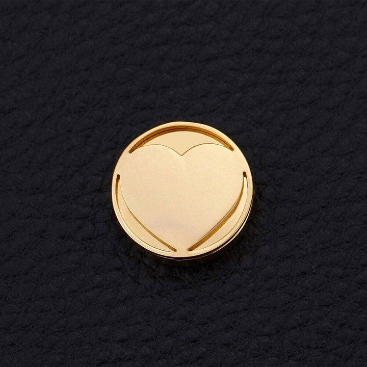 5pcs/lot Round Love Heart Pendant &amp; Bracelet DIY Charms For Jewelry Making Accessories Stainless Steel.