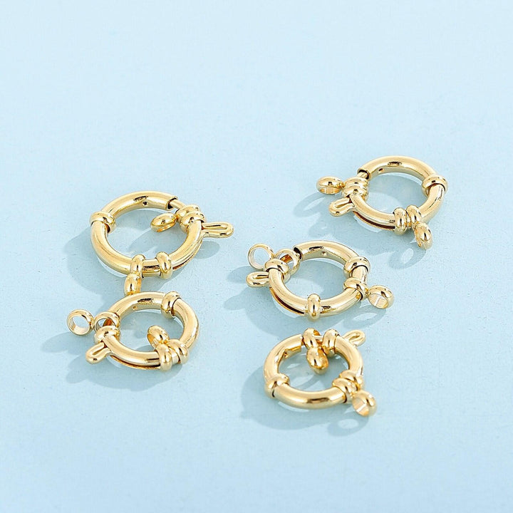 5pcs/lot Spring Ring Clasp With Open Jump Ring Stainless Steel S Accessories For Jewelry DIY Findings Components.