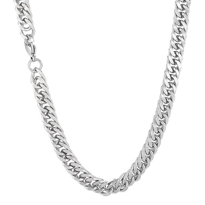 6/7/8/9.5 Stainless Steel Cuban Link Chain Necklaces - kalen