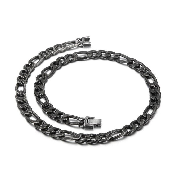 KALEN Vintage Necklace Men Stainless Steel Fashion Ckoker Long Chain Neck Jewelry Multi-Styles.