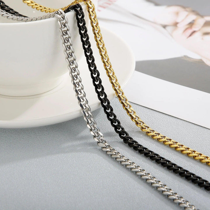 6mm Cuban Chain Necklace - kalen