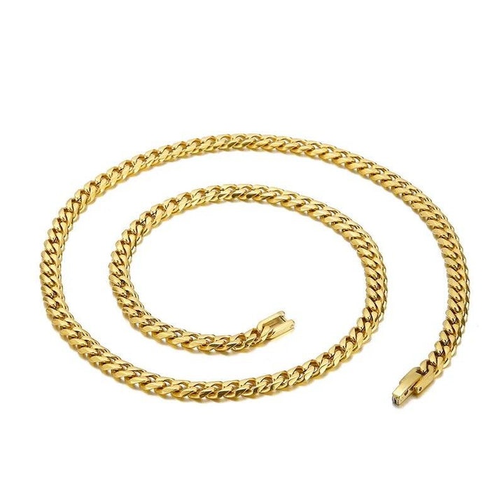 6mm Cuban Chain Necklace - kalen