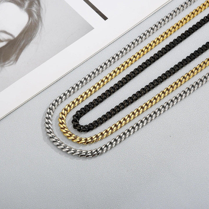 6mm Cuban Chain Necklace - kalen