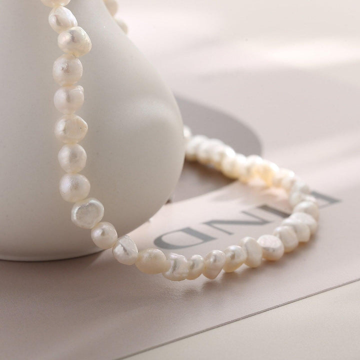 KALEN Personality Big White Shell Pearl Beads Choker Clavicle Chain Necklace For Women Wedding Party Jewelry Collar.