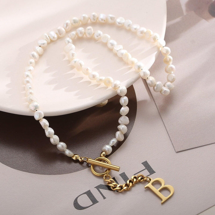 KALEN Personality Big White Shell Pearl Beads Choker Clavicle Chain Necklace For Women Wedding Party Jewelry Collar.