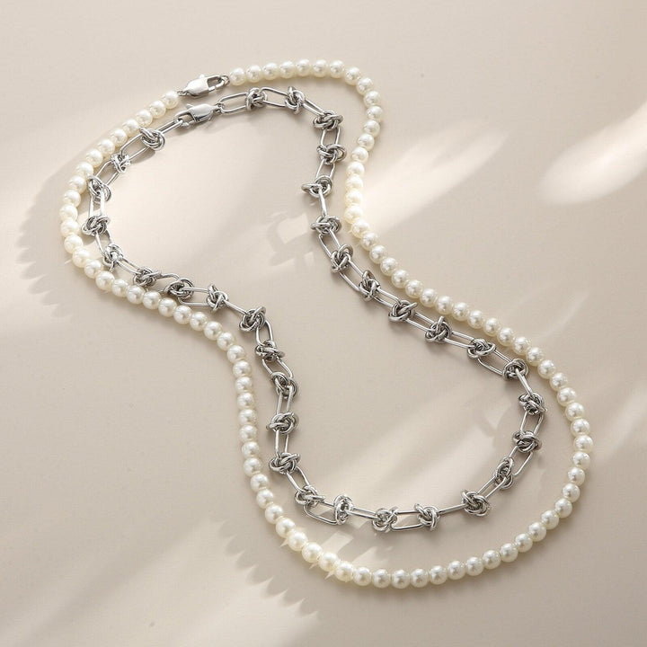 KALEN Personality Big White Shell Pearl Beads Choker Clavicle Chain Necklace For Women Wedding Party Jewelry Collar.