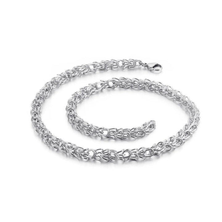 7mm Link Chain Stainless Steel Necklace - kalen