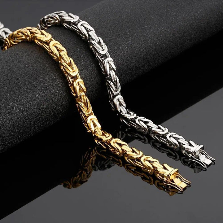 8mm Byzantine Chain Necklace - kalen