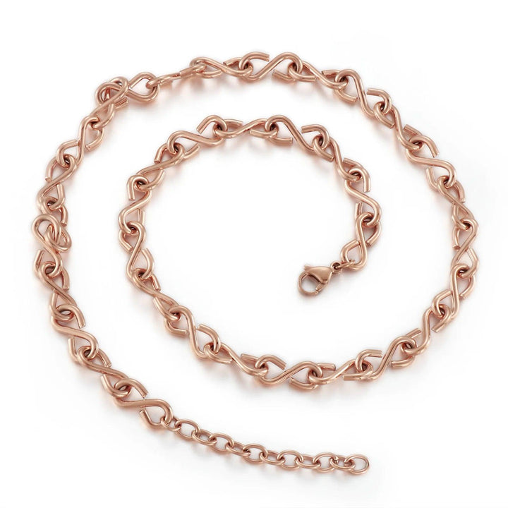 8mm Infinity Chain Necklaces for Woman Stainless Steel - kalen